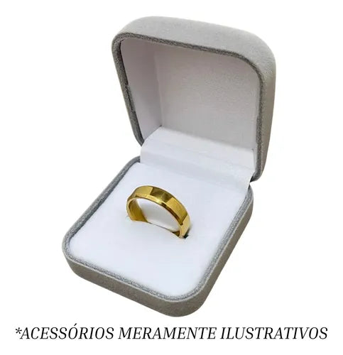 Small Gray Velvet Box for Ring and Earrings